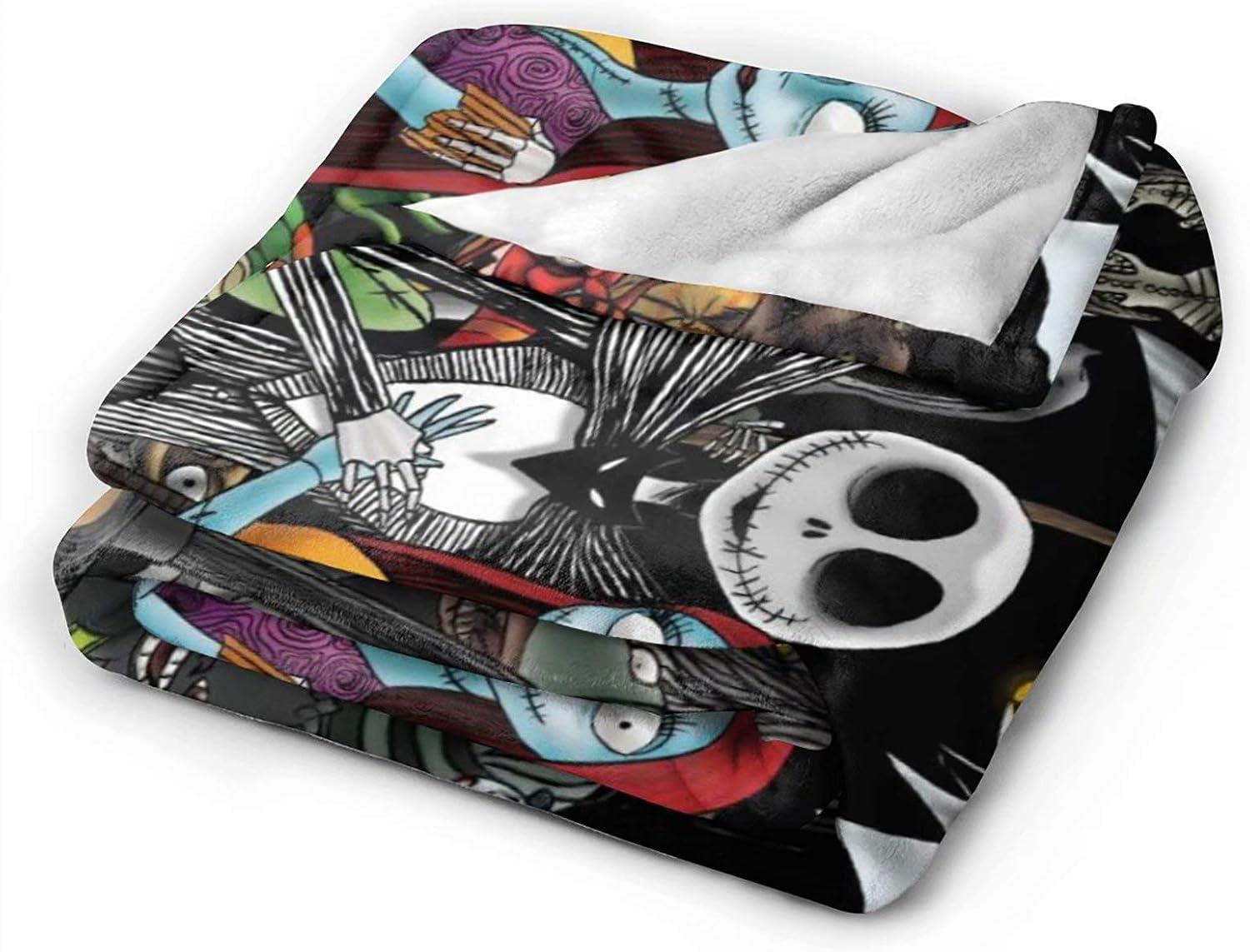Hidreama Funny Nightmare Fleece Throw Blanket Soft and Warm Flannel Blanket for Couch Sofa，Bed 50"" x40