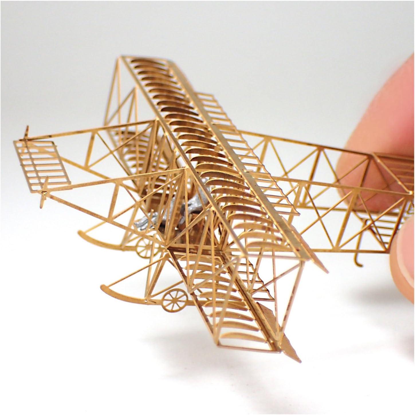 The 1910 Henri Farman Brass Edition by Aerobase. Unique Models from Japan