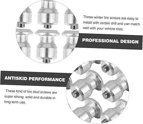 Miniatura 9 de jojofuny 50 Uds. Accesorios De Motocicleta Neumáticos De Bicicleta Accesorios De Coche Para Rueda Neumáticos De Nieve De Moto Aniti-Ice Picos De