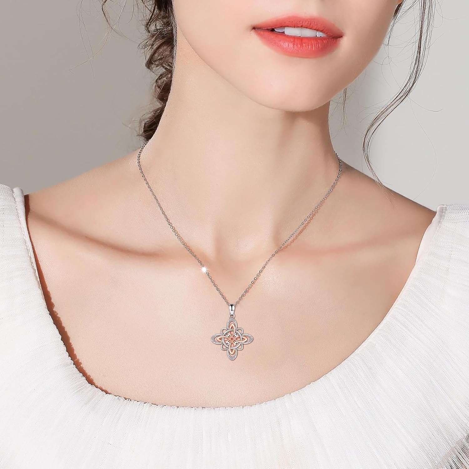 Witches Knot Necklace Sterling Silver Nudo de Bruja Plata 925 Original Wicca Pendant Jewelry Gifts for Women - Image 5