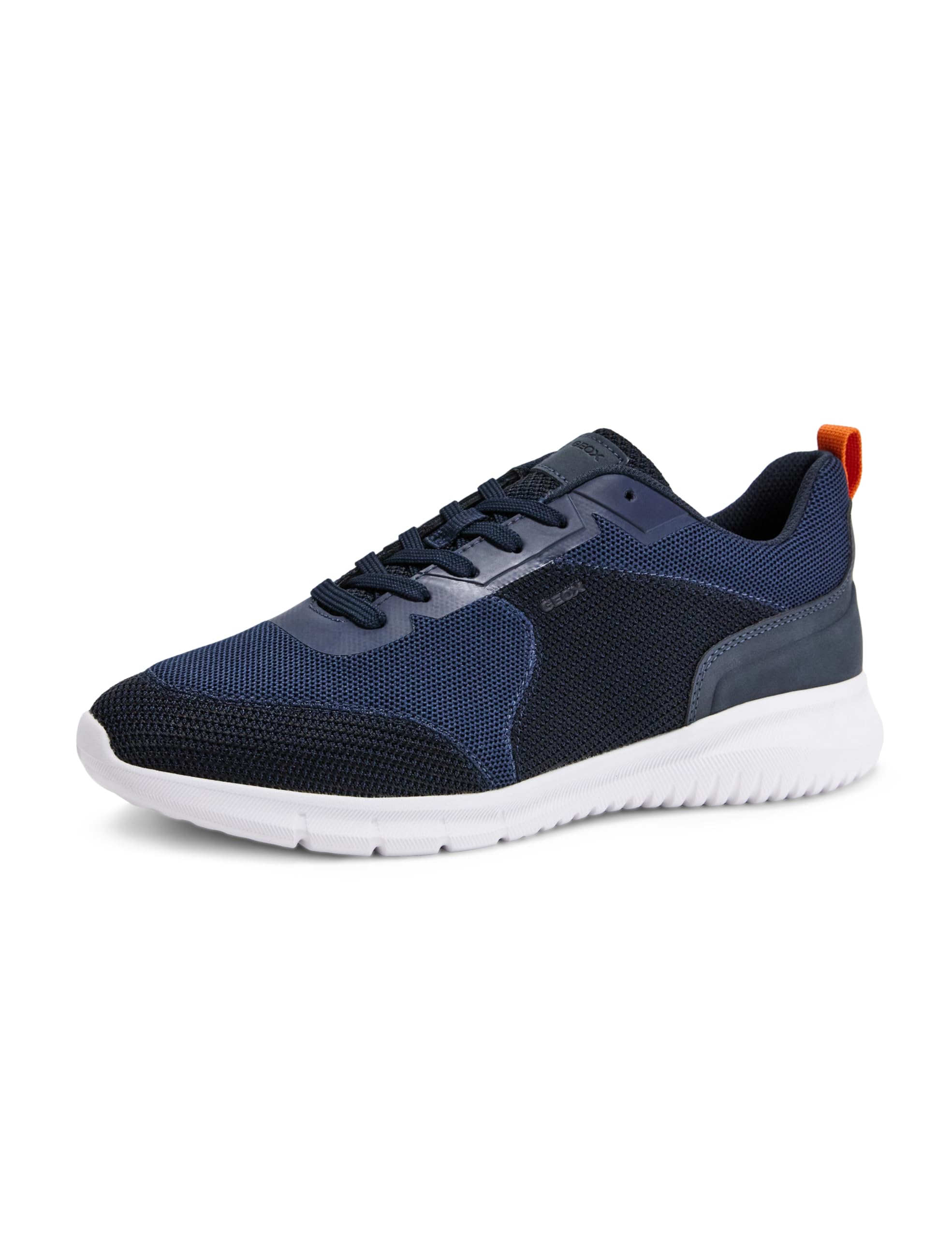 Geox Men's U MONREALE A Sneaker, Navy, 9 UK
