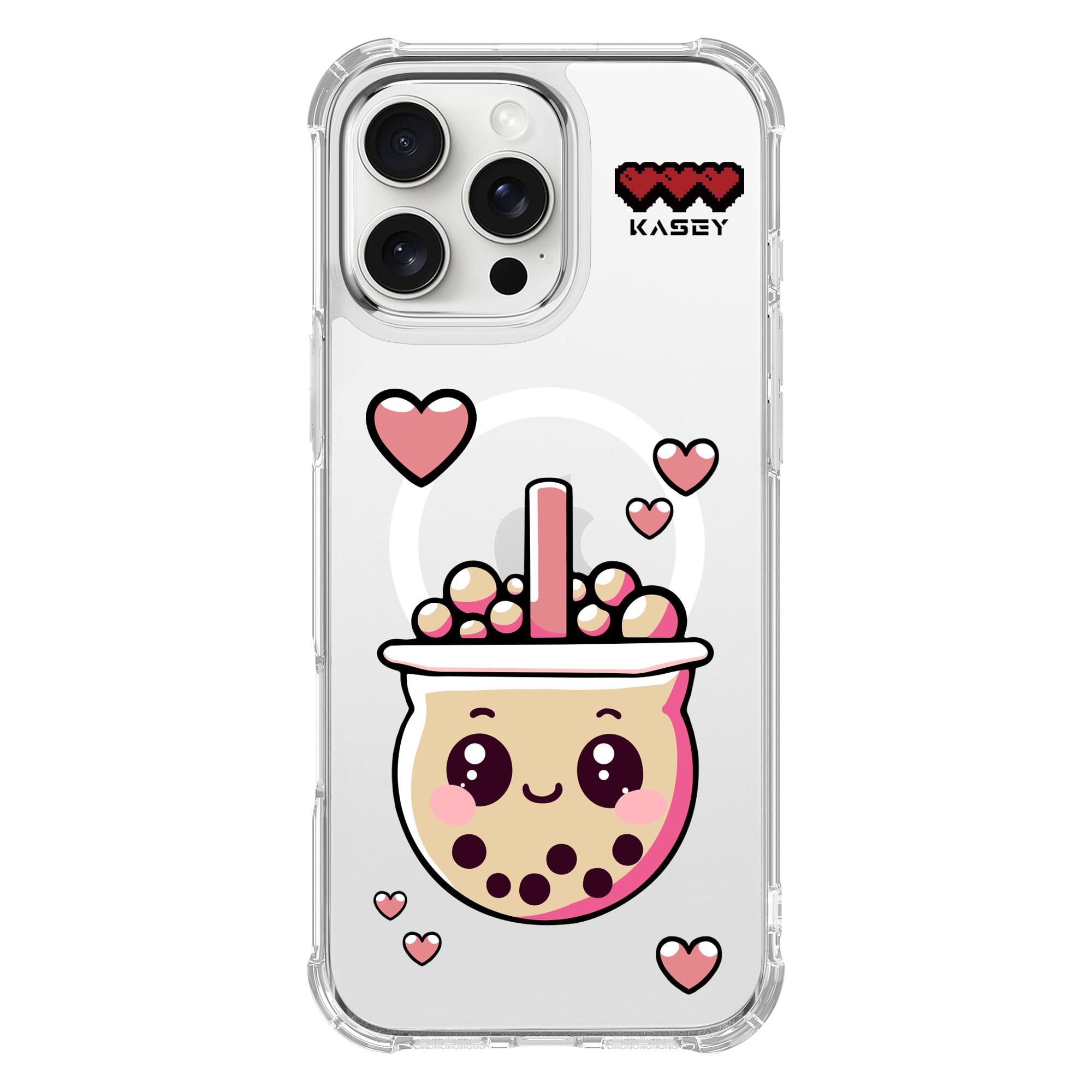 Coque Bubble Tea iPhone 16 Pro Max pour look urbain transparent - 8
