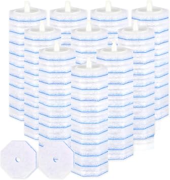 100 Count Disposable Toilet Wand Refills for Toilet Wand, 5X Cleaning Power Scrubber Refill, Replacement Heads for Toilet Cleaning, 360 Efficient Cleaning, No Falling Apart, Fresh Fragrance