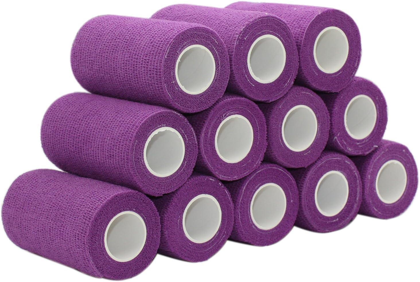 MuscleFix Vet Wrap Cohesive Self Adhesive Bandage for Humans & Pets (Dogs, Cats, Birds), Breathable, Elastic (10 cm X 4.5 mtr, Pack of 12) Purple (B0CHJR8CJ5) Amazon Price History, Amazon Price Tracker