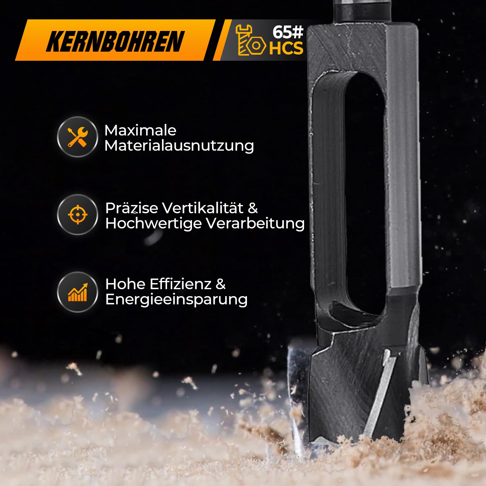 4 Stück Zapfenbohrer Set für Tischlerarbeiten, Rundschaft Kohlenstoffstahl Zapfenschneider Dübelbohrer Holzdübellochschneider für die Holzbearbeitung und Möbelherstellung (8/10/12/15mm)