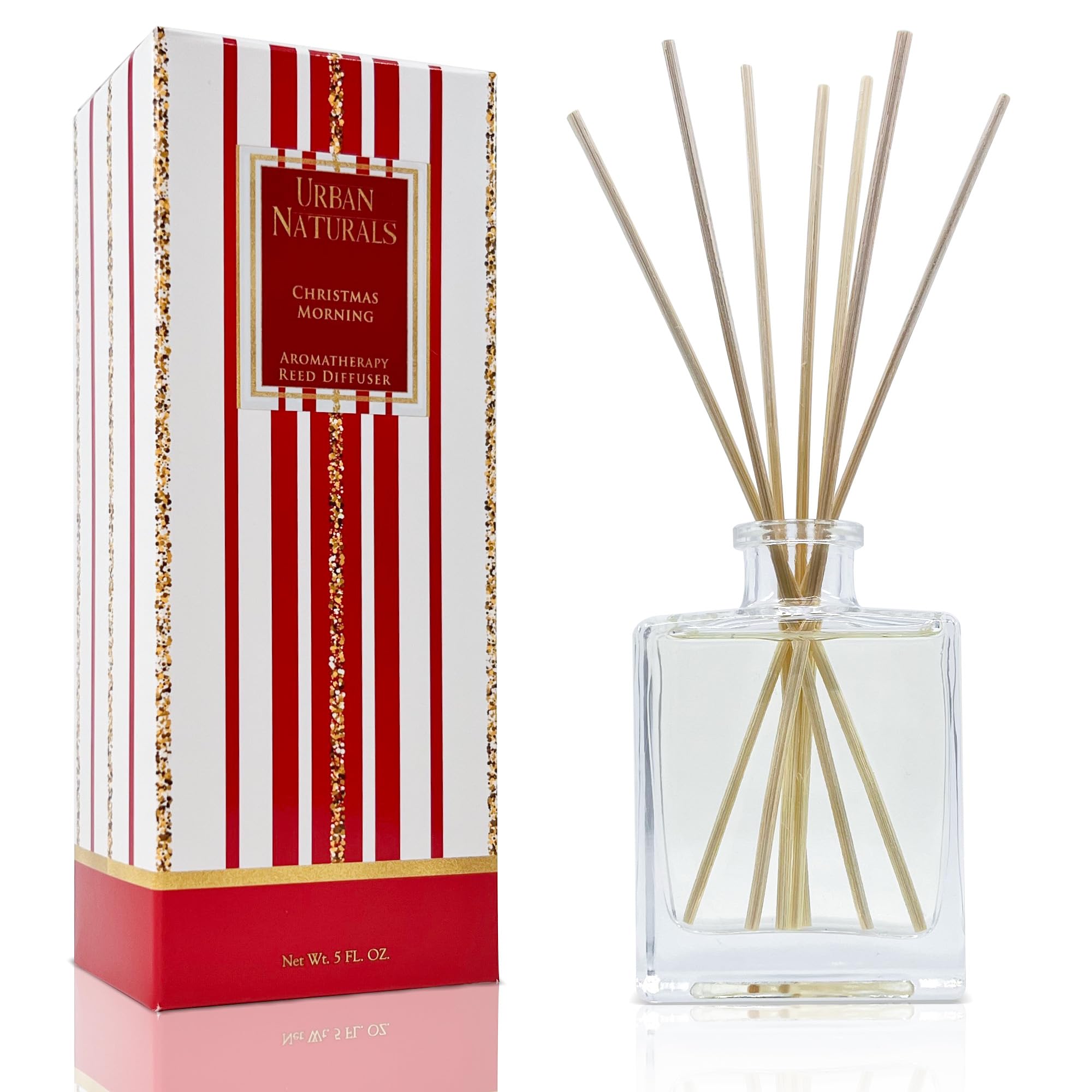Amazon.com: Urban Naturals Christmas Morning Reed Diffuser Set ...