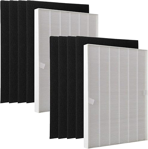 Miniatura 1 de RONGJU Paquete de 4 filtros HEPA de repuesto 115115 A compatibles con Winix PlasmaWave C535 5300 5300-2 5500 6300 6300-2 P300 9000 5000 5000B