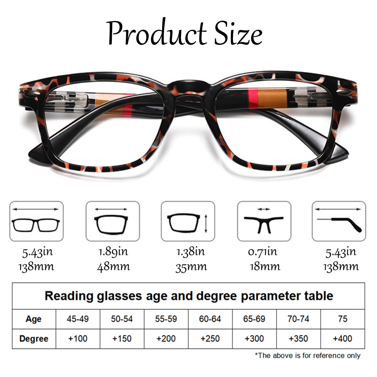 Gafas de Lectura Unisex con Bloqueo de luz Azul, HD, antirreflejo, Lector de computadora, Marco Cuadrado de Moda, Gafas para Ancianos +1.0 a + 3.0, Negro-+1.00
