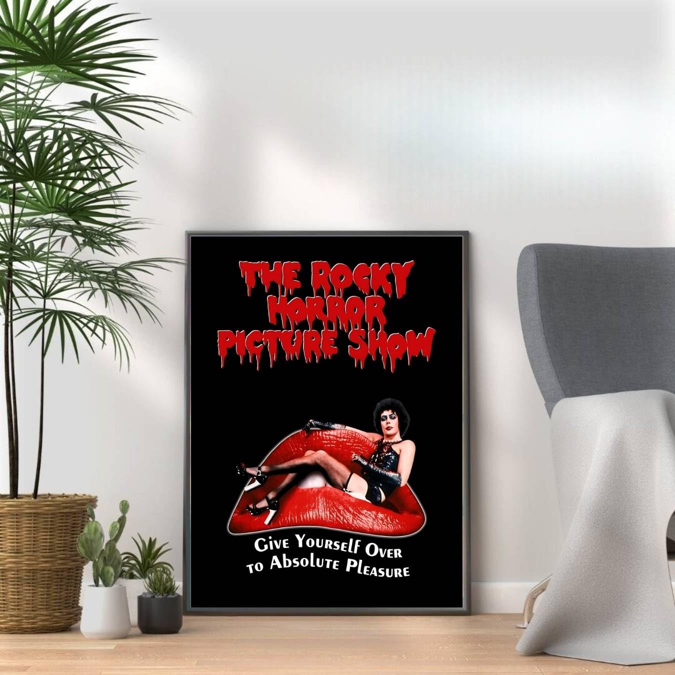 The Rocky Horror Picture Show Poster Print, Musical Print, A4 A3 West End Broadway Theatre Show, Wall Art Deco Special Canvas West End Print, London theatre art frame options (A4 Print Only)