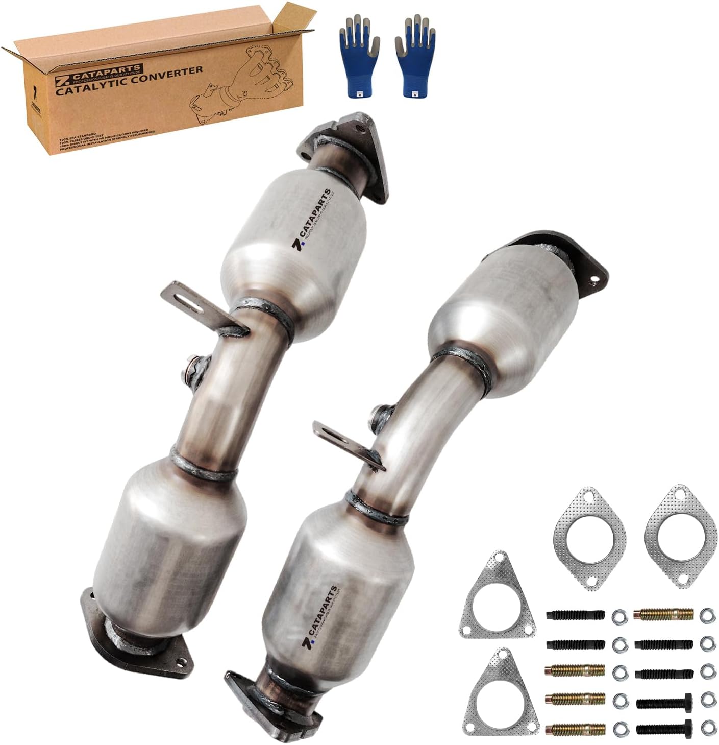 Catalytic Converters Compatible with Infiniti G35 2008-2013,G35 2007 (Only VQ35HR),Infiniti G37 2007-2013,EX35 FX35 FX37 M35 M37 2007-2013,Nissan 370Z 2007-2013 3.5L 3.7L(EPA Compliant)