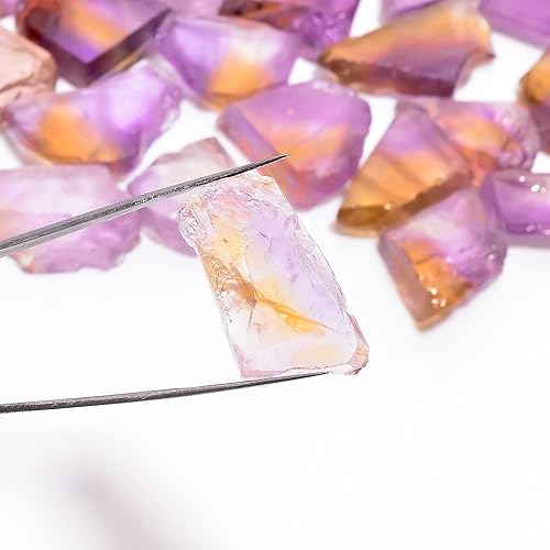 Miniatura 4 de Natural AmetrineCrystals Raw Ametrine Rough Ametrine Slice Stones Ametrine Chunks Stone For Cabochon Reiki Crytsal Healing Home decor Jewelry Card