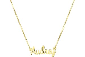 Awegift Personalized Audrey Necklace - Elegant and Timeless