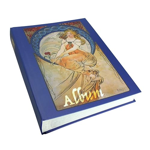 Álbum de sellos SAFE con 60 páginas en blanco y 10 tiras de papel cristal cada una