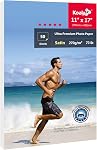 Koala Ultra Premium Photo Paper 8 x 10 in Satin Photo Printer Paper for Inkjet Printer Water-Resistant Semi Gloss 50 Sheets 72lb