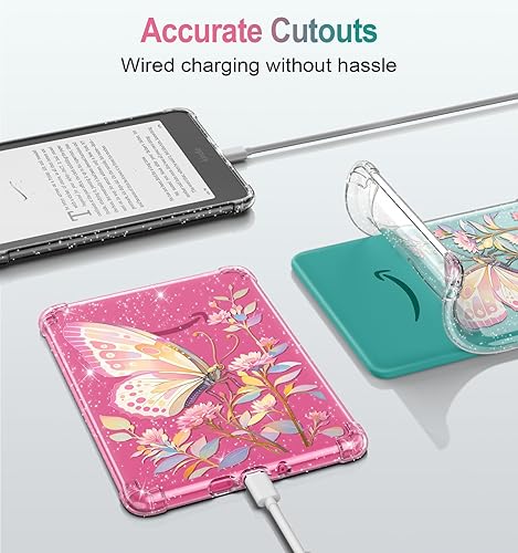 Miniatura 115 de MoKo Funda para Kindle Paperwhite de 6.8" (11ª generación-2021) y Kindle Paperwhite Signature Edition, ultra transparente, suave, flexible, Negro
