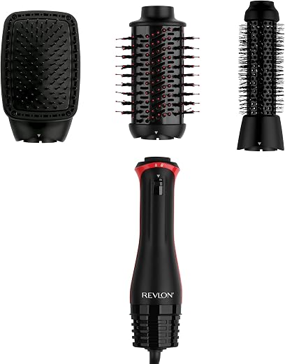 REVLON 3-in-1 multistyler – blow-drying, curling, smoothing, shaping and volume in one step, hair dryer brush, heated styl...