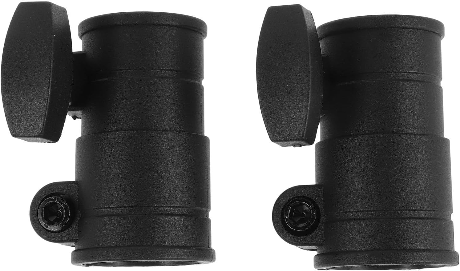 2pcs Music Stand Locking Knob with Integrated Anti-slip Tube Clamp, Quick Installation Pole Adapter Sleeve for Sheet Music Holder, Compact Design for Outdoor Concerts