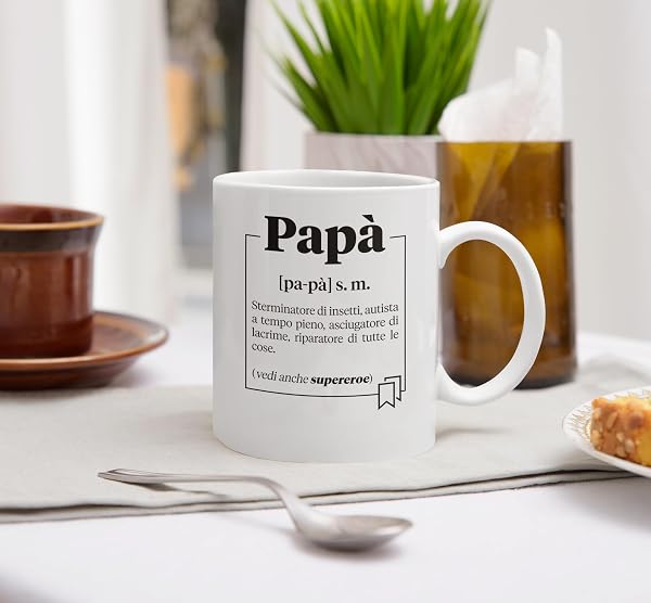 Father's Day Breakfast Mug – Funny Gift for Dad – Funny Original Men Gifts – Father Christmas Gift – Funny Gift for Him – Mug Gift Future Dad Cute - 5