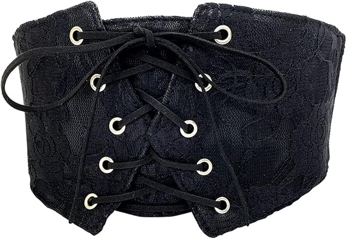 Amazon Co Jp サッシュベルト 花柄レース レディース 編み上げ ブラック 胴回り約65cm ひも 太いベルト コルセットウエストベルト カジュアル 130 30 ファッション Amazon Co Jp サッシュベルト 花柄レース レディース 編み上げ ブラック 胴回り約65cm ひも 太いベルト コルセットウエストベルト カジュアル 130 30 ファッション