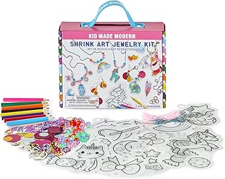 Jewelry Making Kit for Kids - Kid Made Modern Shrink Art Jewelry Kit - Jewelry Craft Kit for Kids