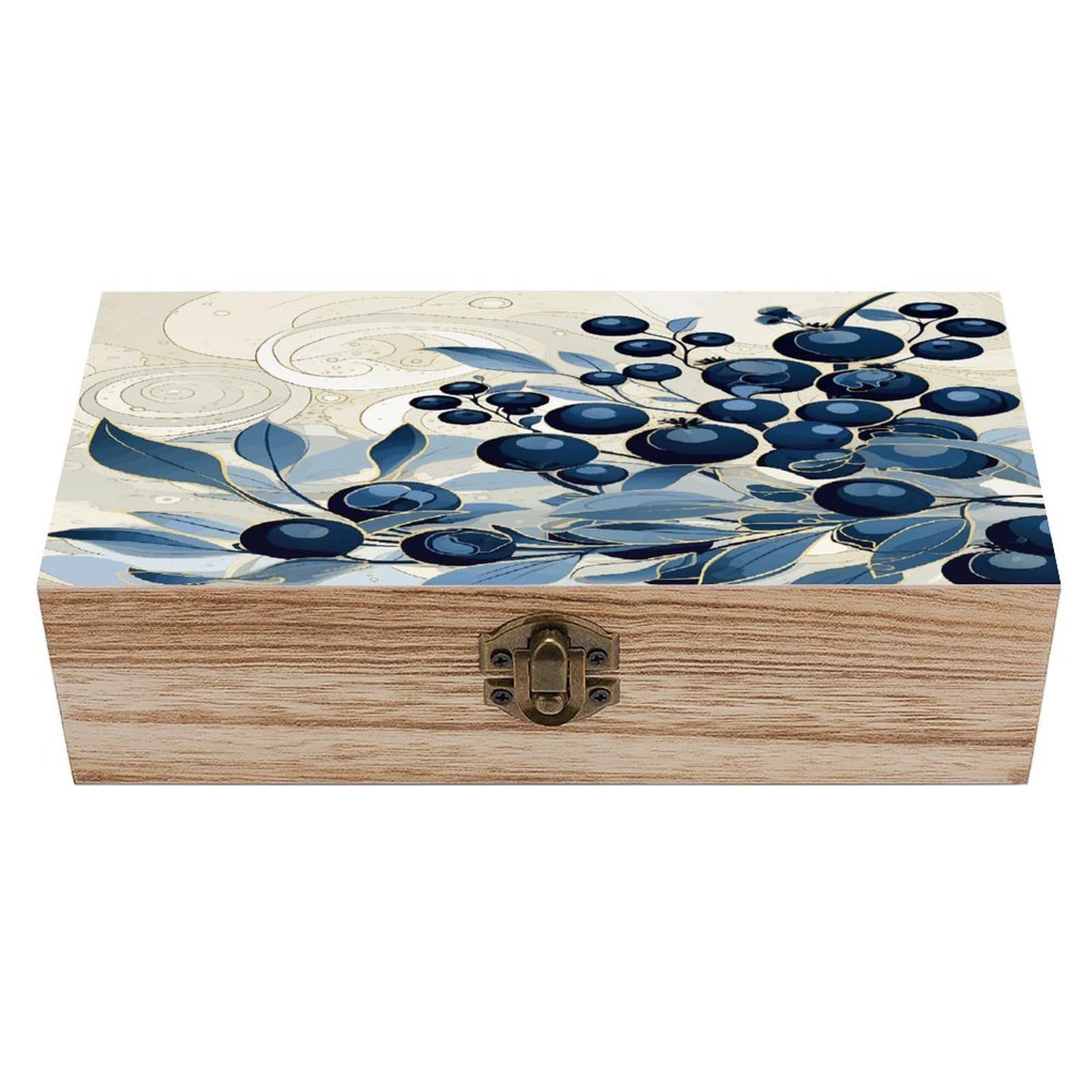 Coffre de rangement en bois pour organiser vos photos dans le salon