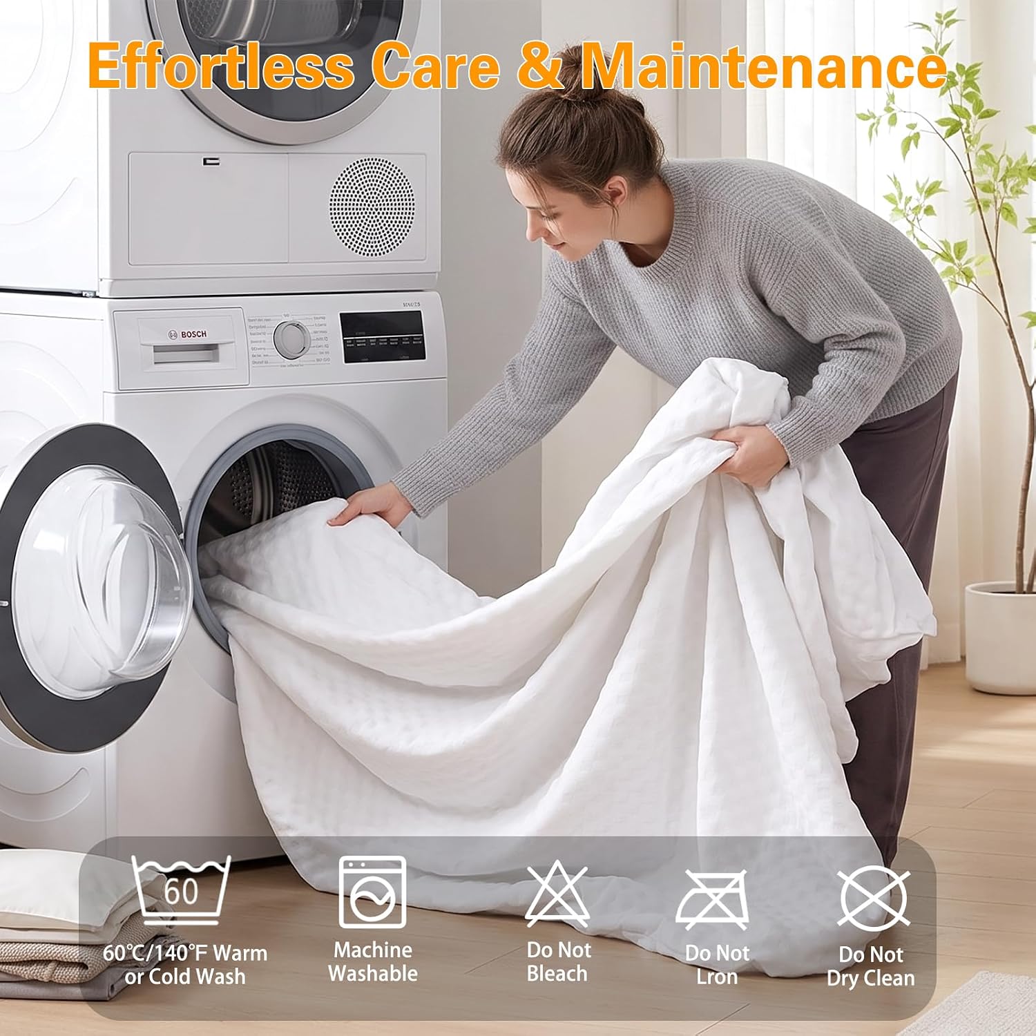 Bamboo Viscose Full Mattress Protector - Waterproof & Noiseless