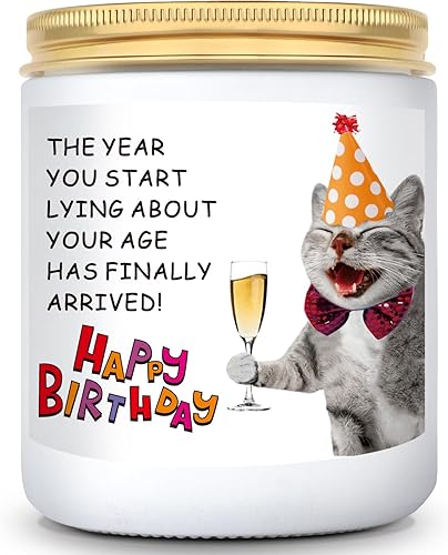 Vela perfumada floral Linda vela de cumpleaños para mujeres, mejor amiga, mamá, abuela, suegra