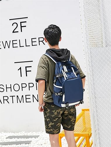 Miniatura 6 de ISaikoy Game Plants vs. Zombies - Mochila de hombro para libros, mochila escolar, color, Azul 23, Mochilas Daypack