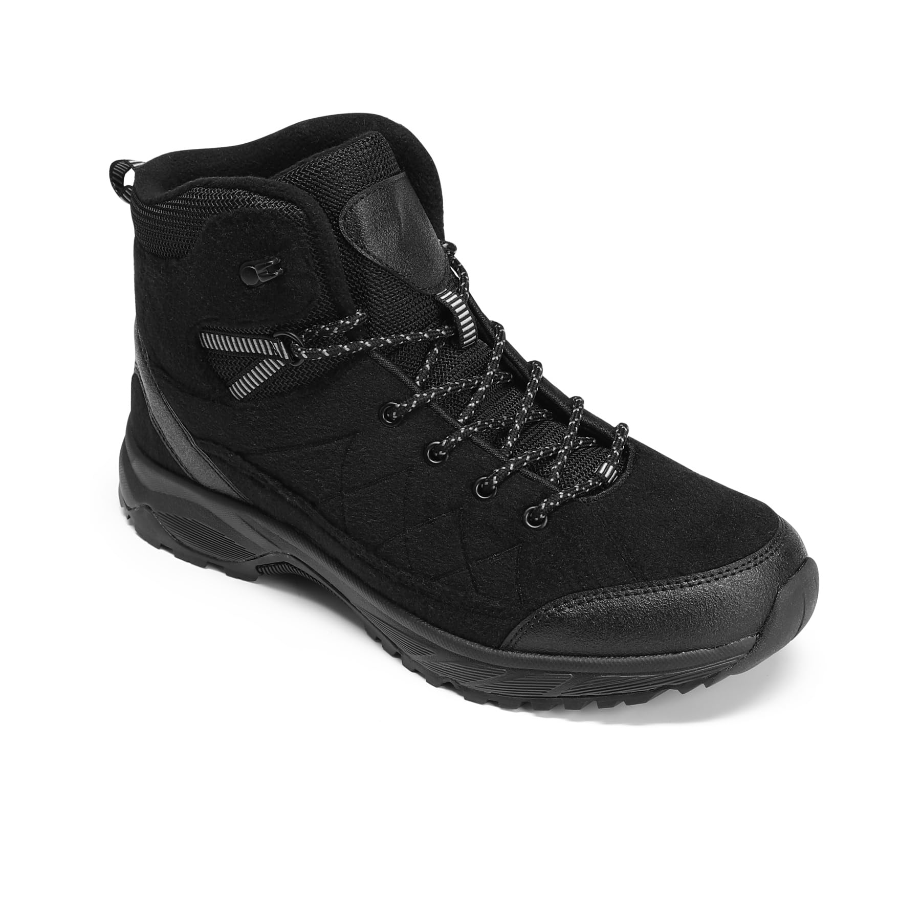 YOUTHUP chaussures montantes de randonnée homme chaudes respirantes | Doublure polaire tige protectrice semelle EVA adhérente amorti stable confort chaud pour travail balades et sentiers