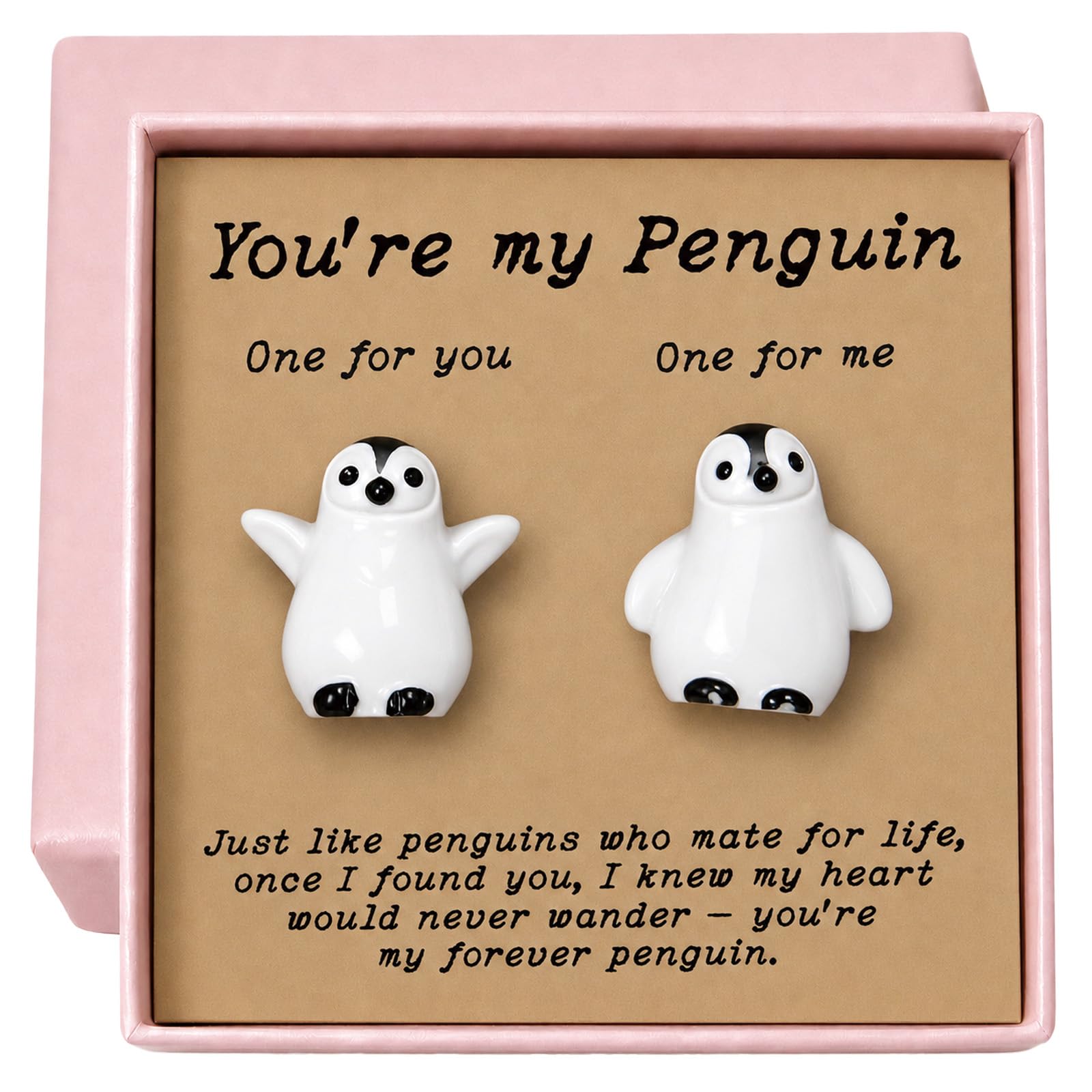 Amazon.com: LIMGUVK You're My Penguin Couple Figurines, Mate for