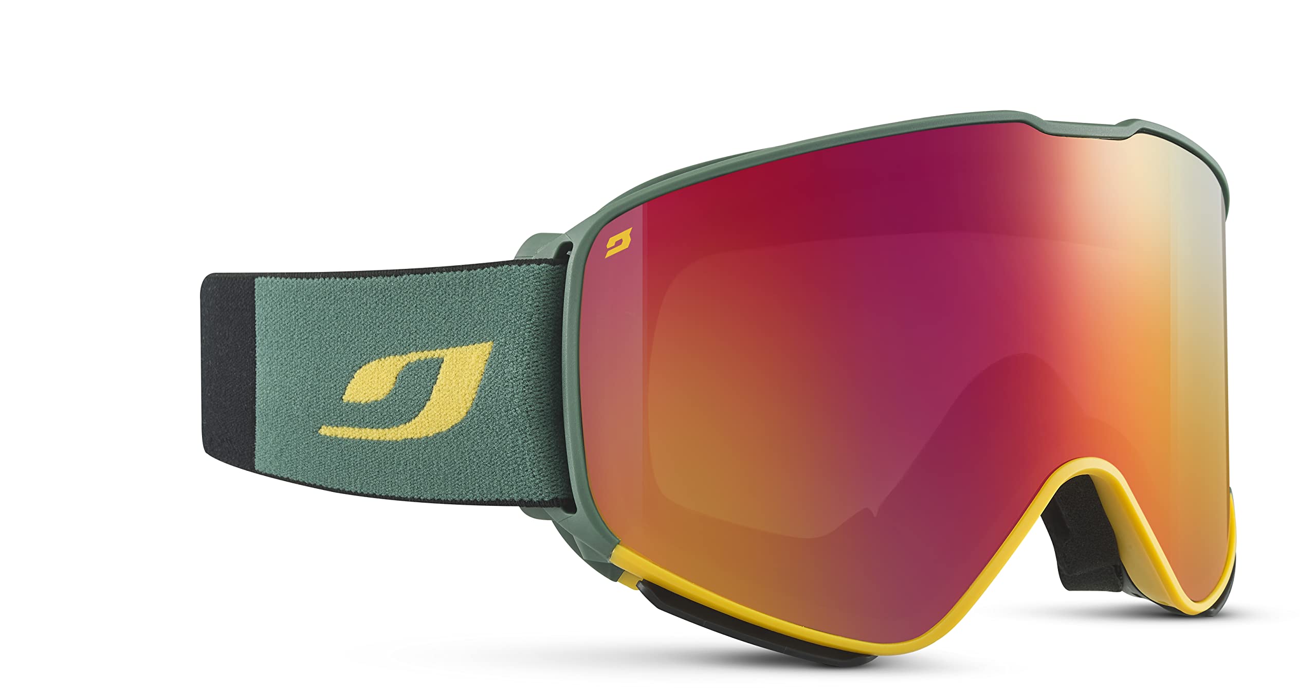 Julbo Quick Shift MTB Goggle Schwarz/Grün - Flash Rot Modell 2025 XL