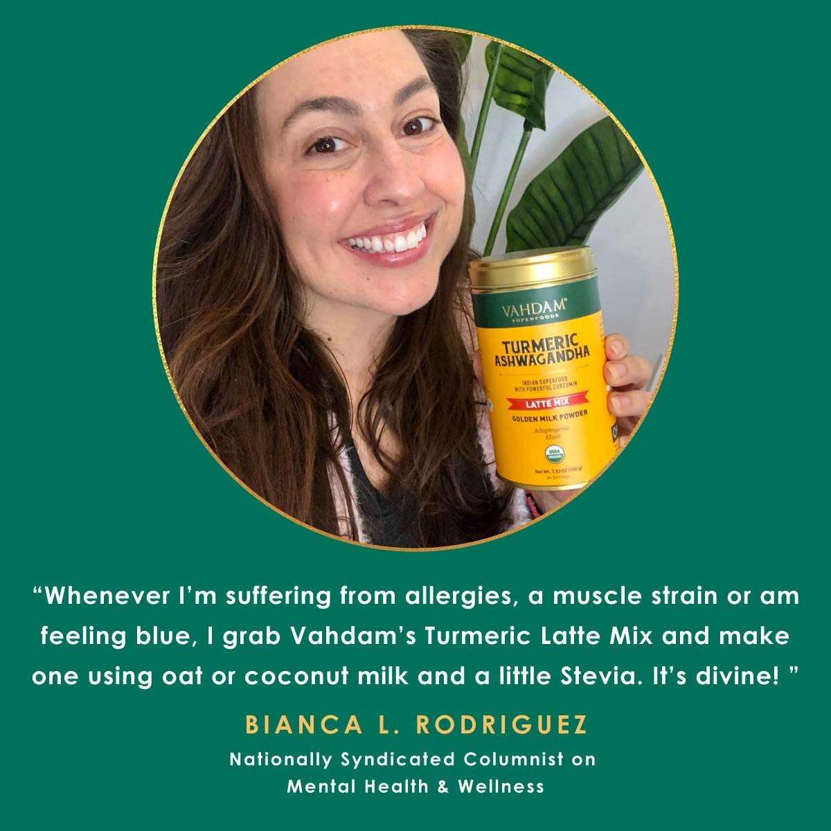 Buy VAHDAM, Organic Golden Milk Powder/Turmeric Ashwagandha Latte Mix