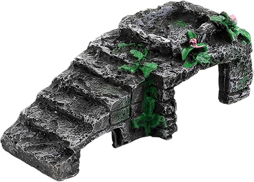 Resin Platform for Reptiles, Habitat, Easy Clean Basking Spot