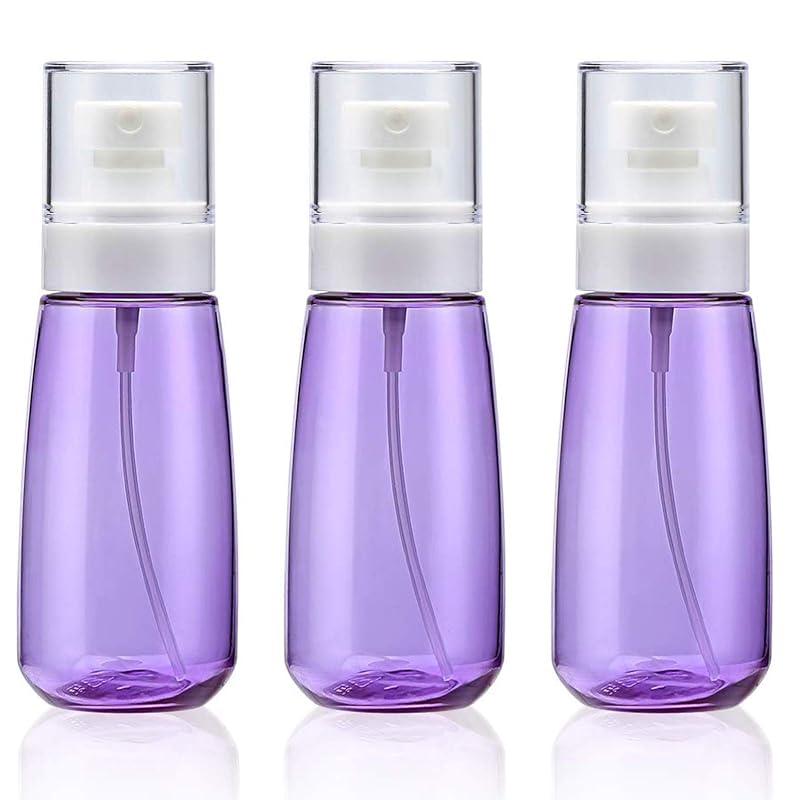 Cosywell Frasco Spray de Névoa Fina 100 mL PETG Roxo, Pacote com 3