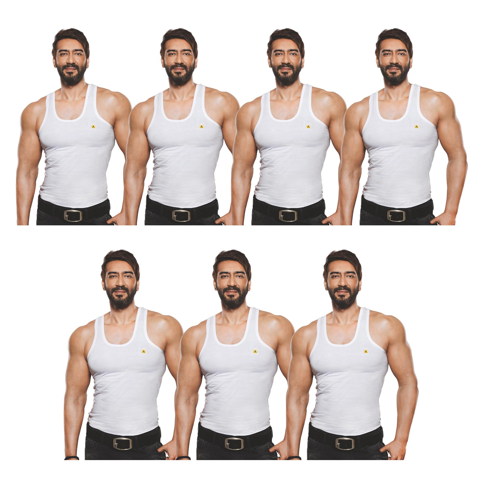 amul comfy Men’s Vest | 100% Cotton Single Jersey Fabric | U Neck Sleeveless Innerwear | Ultra Soft Hand Feel | Seamless Body | Superior Comfort-picture-20