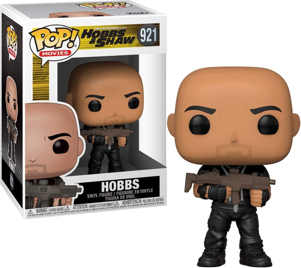 Funko Pop! Movies: Luke Hobbs & Shaw - Luke Hobbs - Fast And Furious: Hobbs And Shaw - Figura De Vinilo Coleccionable - Idea De Regalo- Mercancia Oficial - Juguetes Para Niños