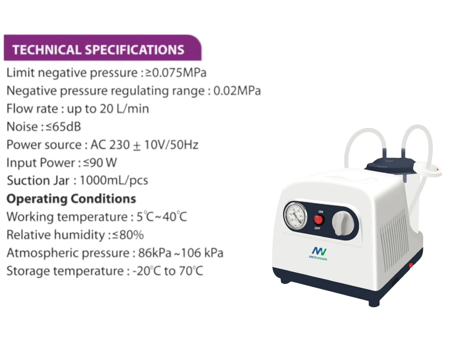 Medvision® portable phlegm suction machine, suction equipment portable, heavy duty motor, regulated negative pressure, oil -free, clinic and home patients with map extraction, suction machine pumps, pulmonary removal, handle with handle, 1000ml/1liter plastic jar, low noise, 1 year made) Medvision® portable phlegm suction machine, suction equipment portable, heavy duty motor, regulated negative pressure, oil -free, clinic and home patients with map extraction, suction machine pumps, pulmonary removal, handle with handle, 1000ml/1liter plastic jar, low noise, 1 year made)