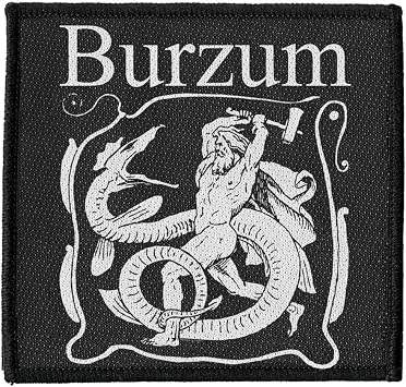 Burzum Serpent Band Logo Sew On Patch Size One Size