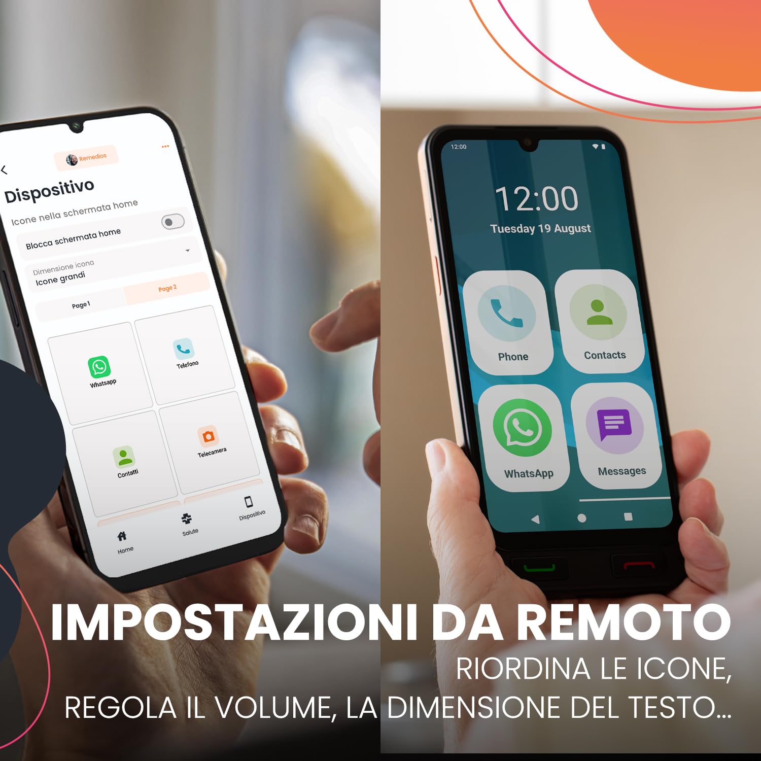 SPC ZEUS 2 PRO - Smartphone senior, modalità facile, icone XXL, 6,1" | Compatibile con l'app SPC Care: controllo/localizzazione, 128GB, tasti fisici, base di ricarica, SOS e 2 fotocamere