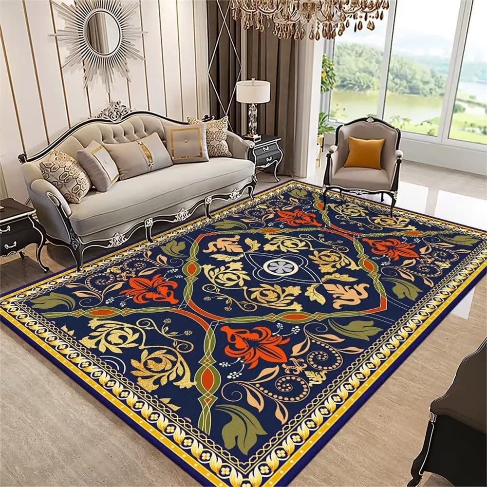 Akcesoria do sypialni do gier zmywalny sypialnia retro dywan na biurko wielokolorowe świąteczne dywany do salonu dywany do gier akcesoria do sypialni dywan z niskim runem 120 x 170 cm