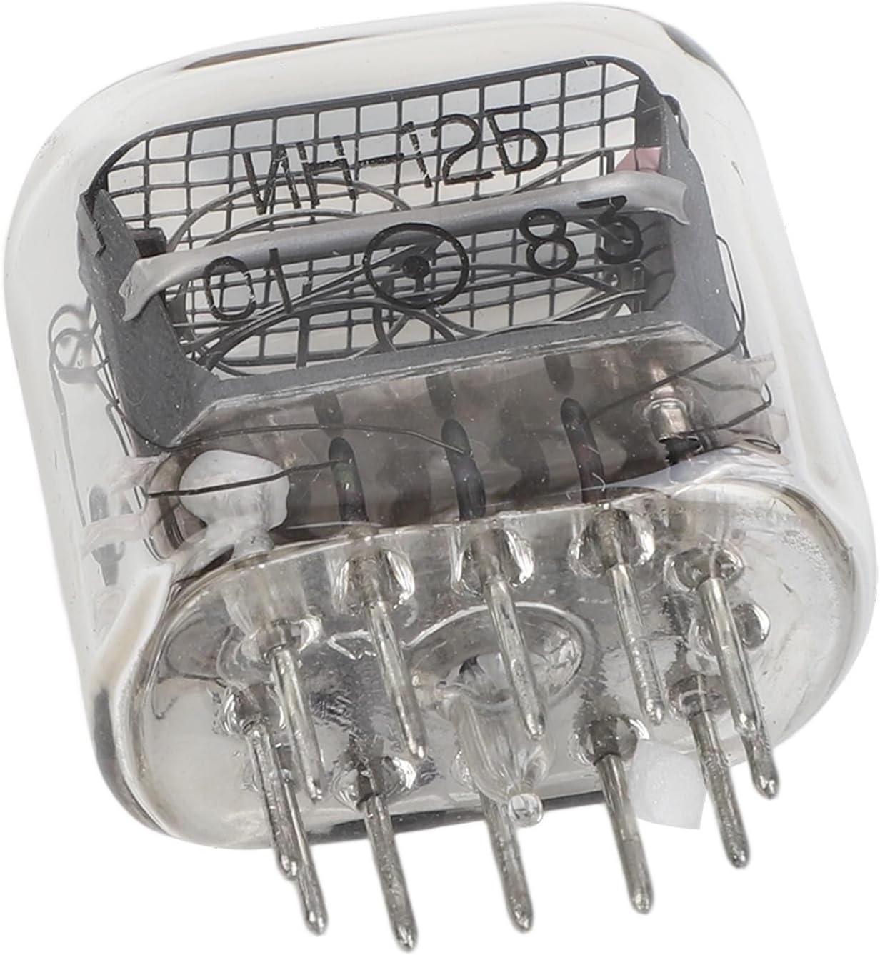 IN12 Nixie Clock DIY Kit - RGB Breathing Light LED Lamp Tube Clock with High- Chip, USB Powered Glow Tube Clock Module Retro Electronics Projects (Without Tube)(B)