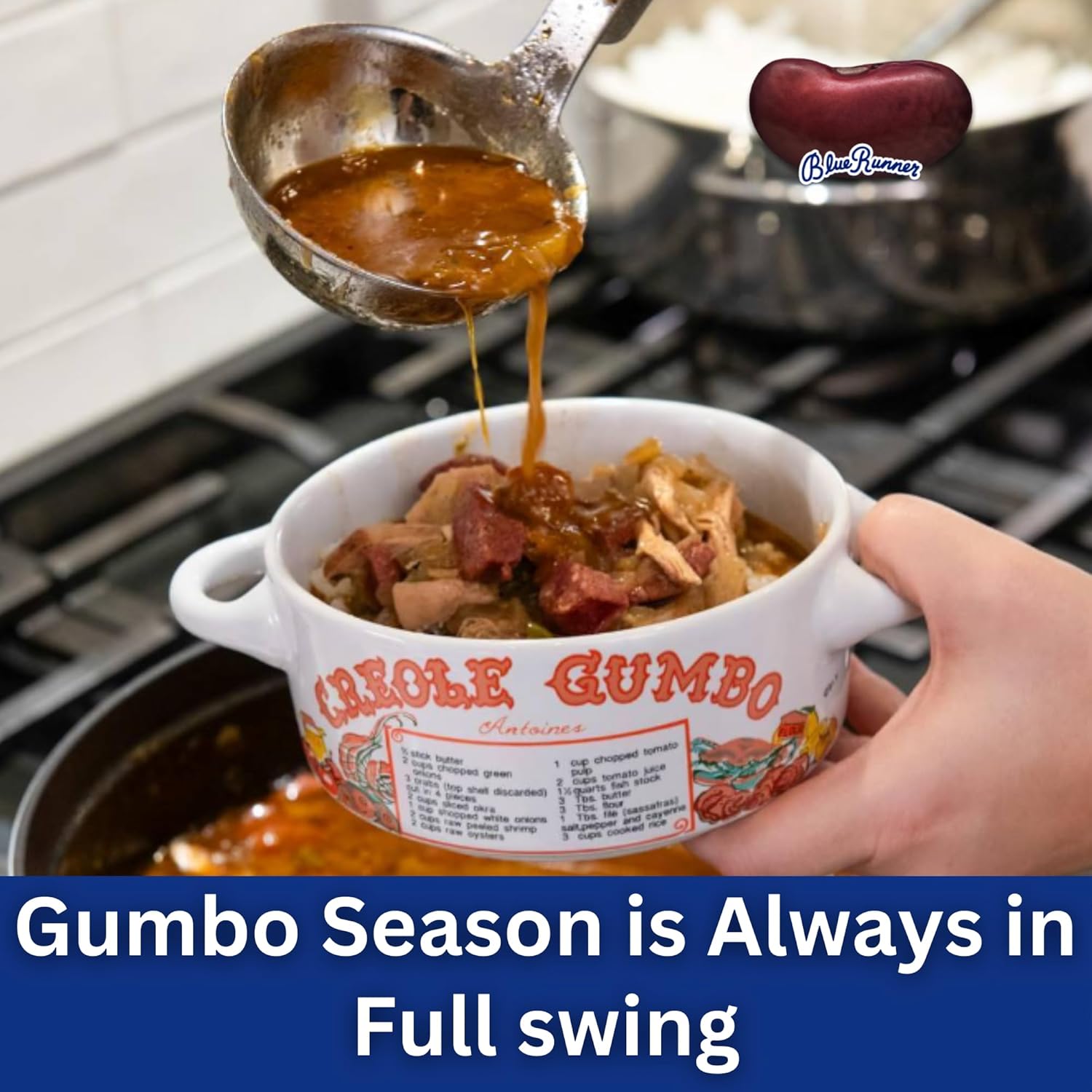Blue Runner Chicken Gumbo