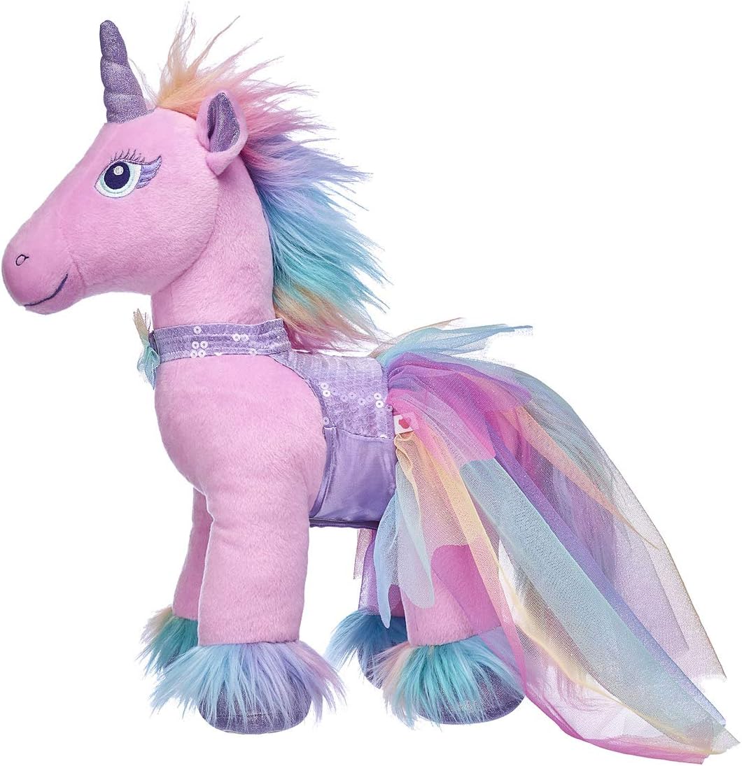 Build A Bear Workshop Rainbow Unicorn Sequin Dress