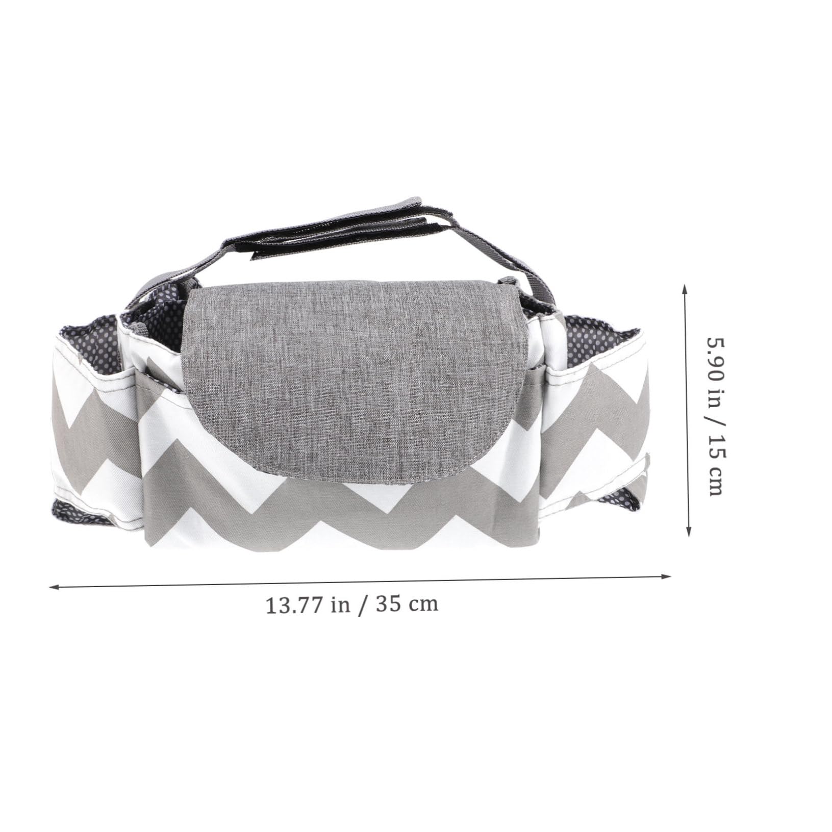 SUPVOX Baby Stroller Bag Multi-function Organizer Storage for Diapers Cash Phone Snacks Compact Hanging Design