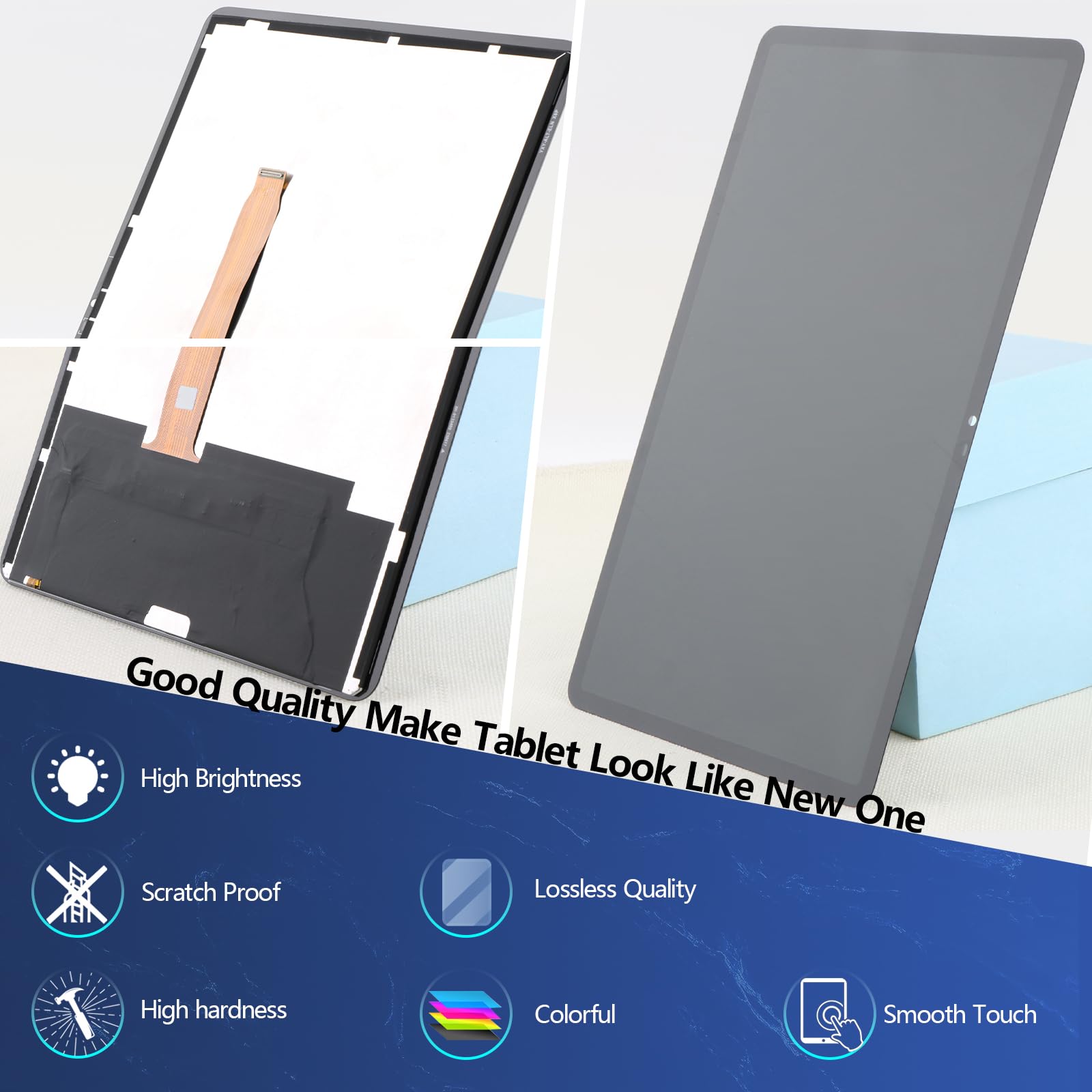 RongZy Schermo di ricambio per Honor Pad X9 (ELN-W09, ELN-L09) / X8 Pro 11,5 pollici LCD Touch Screen Digitizer interno per Honor Pad X9/X8 Pro Display di ricambio con kit di attrezzi (nero)