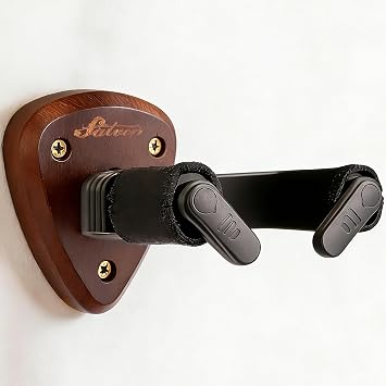 Salvori Auto-Lock Guitar Wall Mount, Guitar Hanger Wall Mount/Holder/Hook for for Acoustic, Electric, Classical, Guitar, Bass