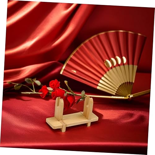 Miniatura 4 de Cabilock Soporte de ventilador de estilo japonés Chinoiserie Decoración Decoración China Decoración Práctico Fan Display Holder Soporte de
