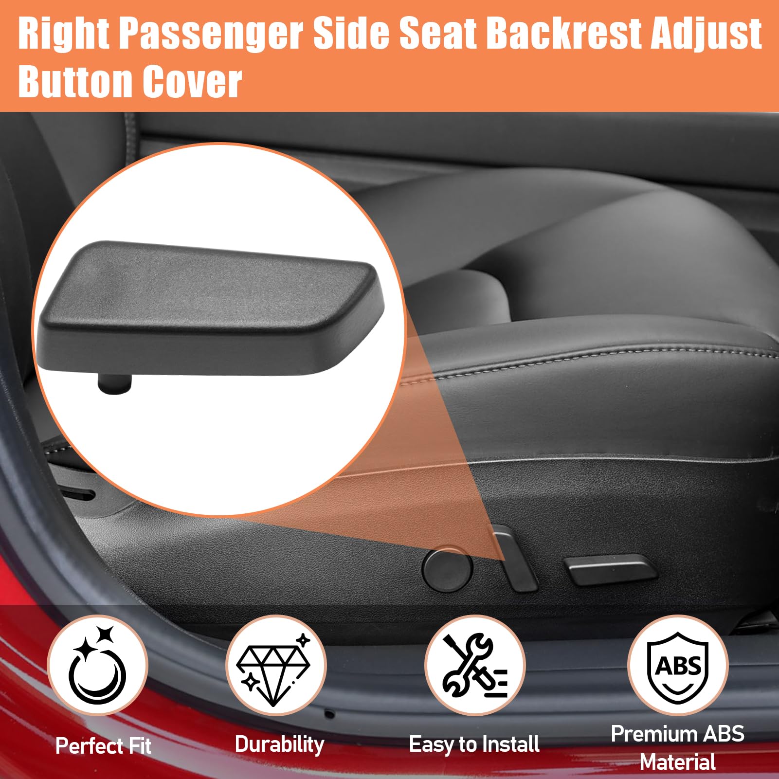 TTCR-II Compatibile con Pulsante Sedile Tesla Model 3/Y 2017-2020 Lato Passeggero Destro
