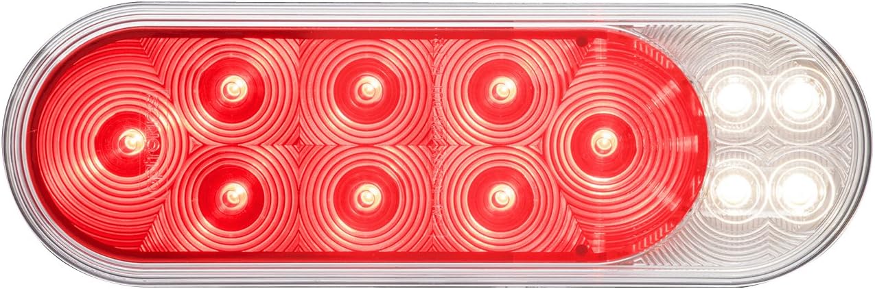 Optronics STL211XRBP 4" Fusion Gen II LED Combination Stop/Turn/Tail/Back-Up Light, Red