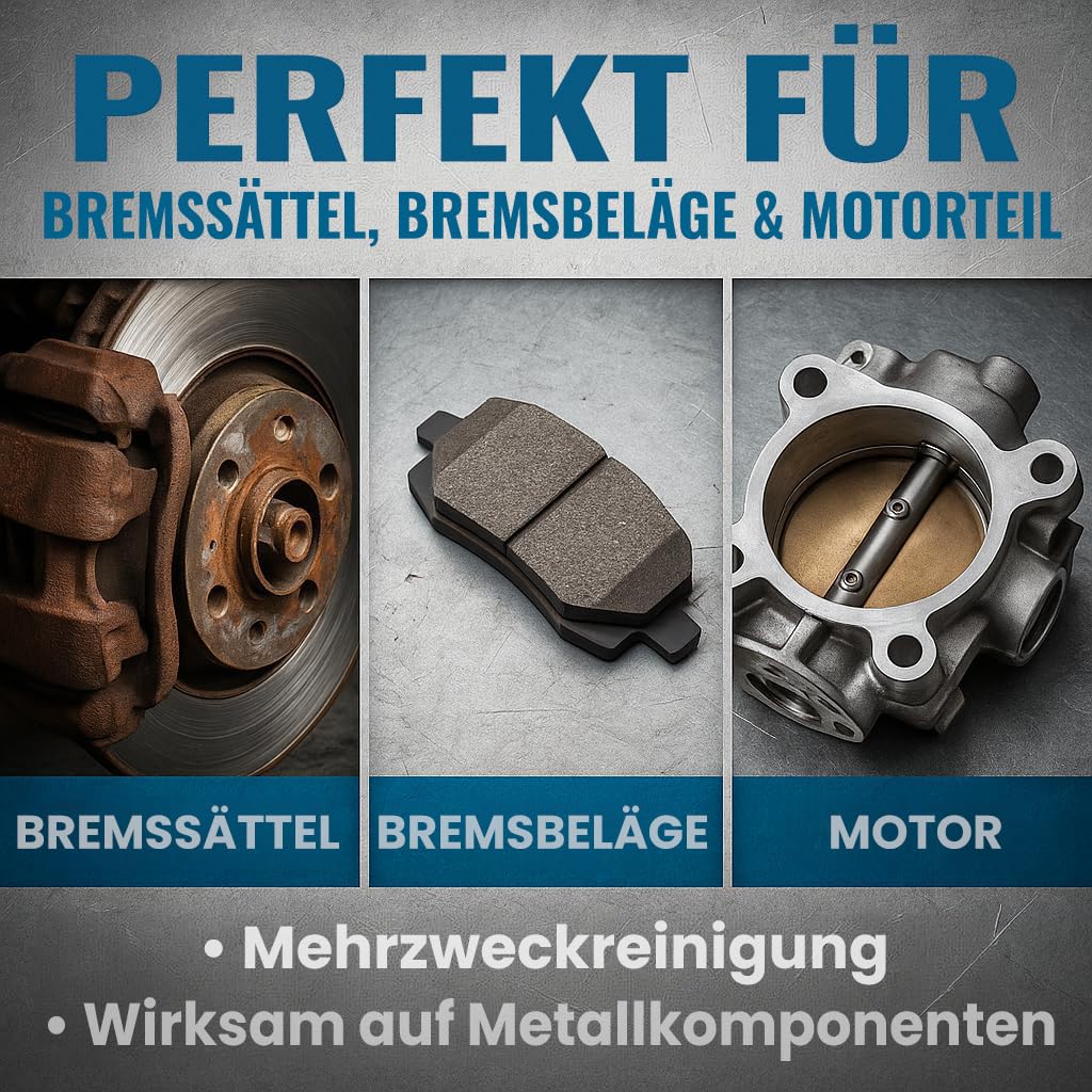 GiDeli Bremsenreiniger 5x5L Kanister - für Auto, Motorrad & Fahrrad - entfernt Öl, Fett, Bremsstaub, Klebereste - Werkstatt-Entfetter, schnell trocknend, rückstandsfrei